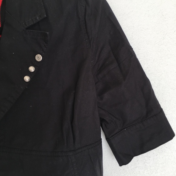 EDC by Esprit Black Cropped Jacket Mid Sleeve - Picture 3 of 8